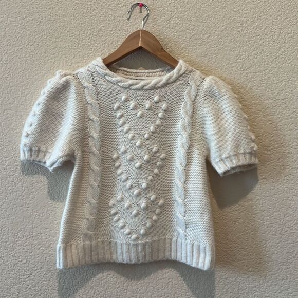 & Other Stories Wool Mohair Puff Sleeve Sweater - Picture 10 of 17